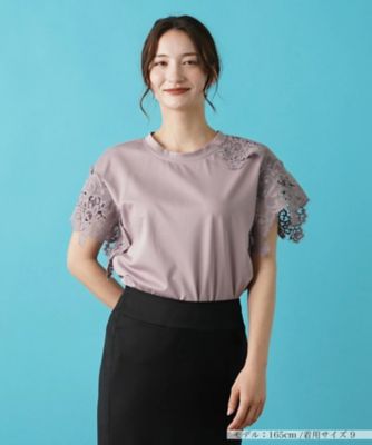 ＜BOURGE (Women)＞フレンチスリーブカットソー