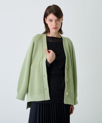 ＜BOURGE (Women)＞Ｖネックニットカーディガン