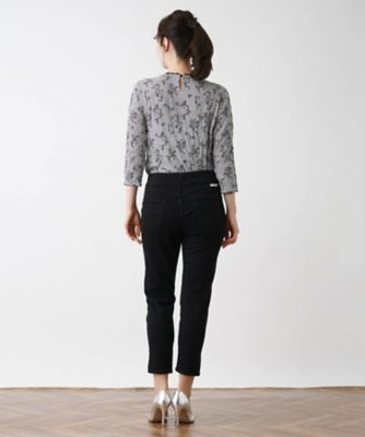 スリムカラーデニムパンツ【Ｌ　ＪＥＡＮＳ】