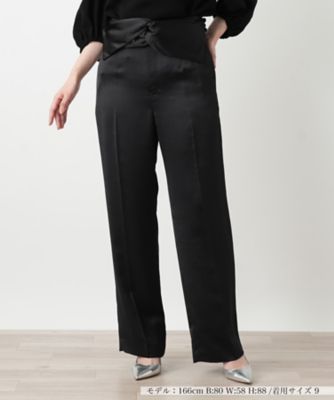 ＜Leilian (Women)＞サッシュベルトパンツ
