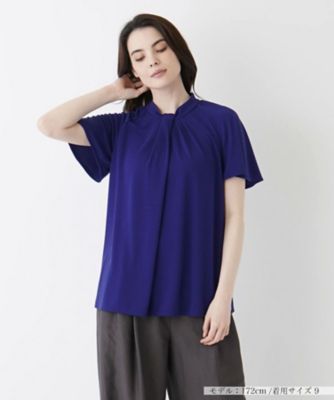 ＜BOURGE (Women)＞ボウタイ風プルオーバーブラウス
