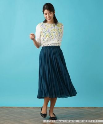 洗えるプリーツスカート