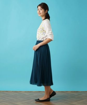 洗えるプリーツスカート