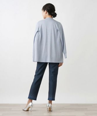 デニムクロップドパンツ