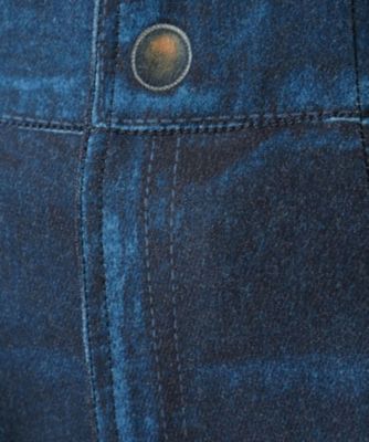 デニムクロップドパンツ