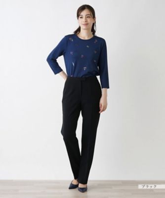 洗えるロングパンツ