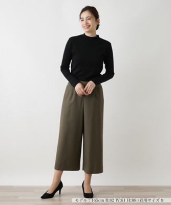 新品【Leilian レリアン】ツイード ガウチョパンツ ワイドパンツ 17＋ ガウチョパンツ | Leilian (Women)/レリアン | 三越伊勢丹