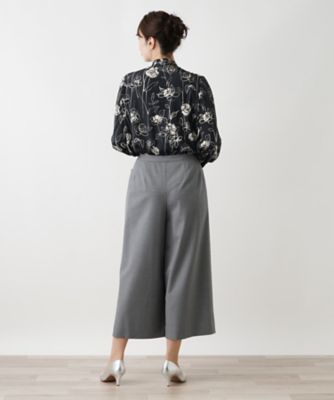 【未使用】レリアン　ガウチョパンツ　リバーシブル リバーシブルカルソンパンツ | Leilian (Women)/レリアン | 三越