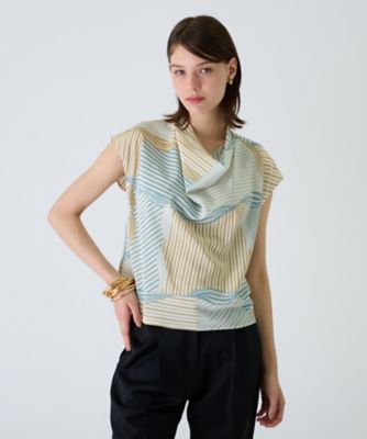 ＜BOURGE (Women)＞ドレープデザインブラウス