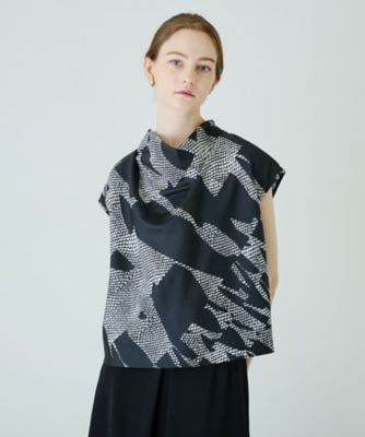 BOURGE (Women)/ブールジュ モノトーンプルオーバーブラウス