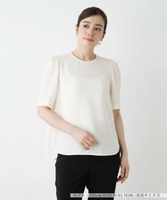 【店舗人気】タックショルダープルオーバーブラウス