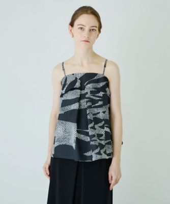 ＜BOURGE (Women)＞抽象柄キャミソール