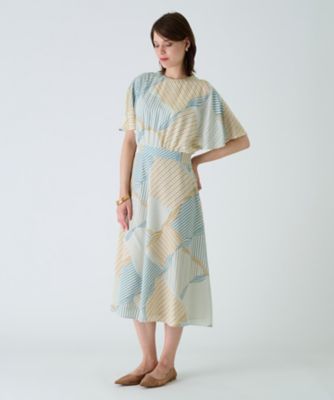 ＜BOURGE (Women)＞フレアスリーブワンピース