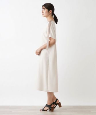 洗える半袖ワンピース【ＴＨＥ　ＮＥＷ】【Ｌｅｉｌｉａｎ　ＷＨＩＴＥ　ＬＡＢＥＬ】