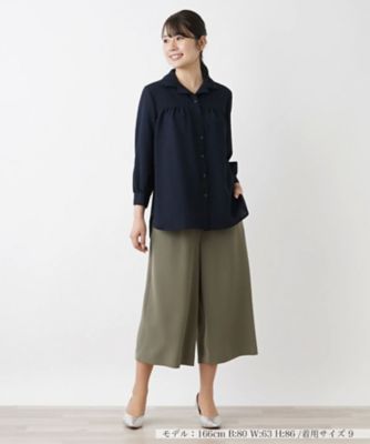 オープンカラーブラウス【Ｌｅｉｌｉａｎ　ＷＨＩＴＥ　ＬＡＢＥＬ】