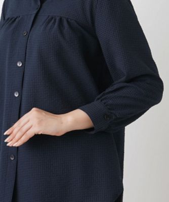 オープンカラーブラウス【Ｌｅｉｌｉａｎ　ＷＨＩＴＥ　ＬＡＢＥＬ】