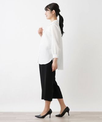 オープンカラーブラウス【Ｌｅｉｌｉａｎ　ＷＨＩＴＥ　ＬＡＢＥＬ】