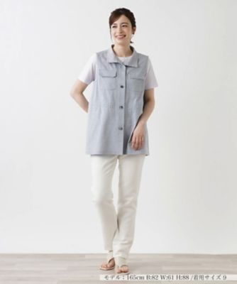 ロングベスト【Ｌｅｉｌｉａｎ　ＷＨＩＴＥ　ＬＡＢＥＬ】