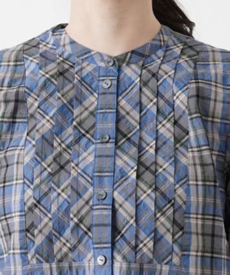 七分袖バンドカラーブラウス【Ｌｅｉｌｉａｎ　ＷＨＩＴＥ　ＬＡＢＥＬ】