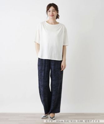 五分袖カットソー【Ｌｅｉｌｉａｎ　ＷＨＩＴＥ　ＬＡＢＥＬ】