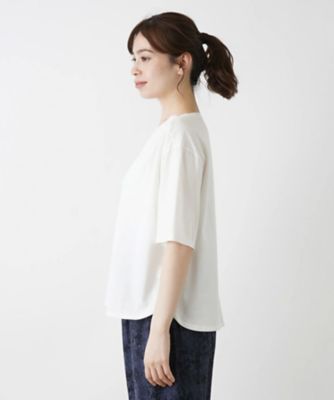 五分袖カットソー【Ｌｅｉｌｉａｎ　ＷＨＩＴＥ　ＬＡＢＥＬ】
