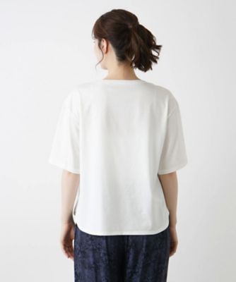 五分袖カットソー【Ｌｅｉｌｉａｎ　ＷＨＩＴＥ　ＬＡＢＥＬ】