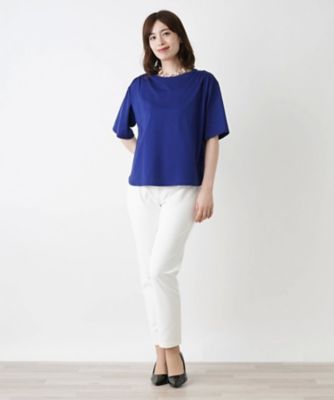 五分袖カットソー【Ｌｅｉｌｉａｎ　ＷＨＩＴＥ　ＬＡＢＥＬ】