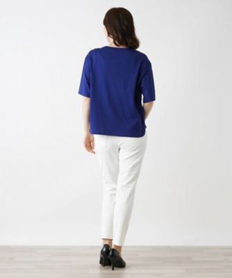 五分袖カットソー【Ｌｅｉｌｉａｎ　ＷＨＩＴＥ　ＬＡＢＥＬ】