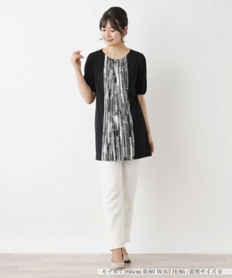 半袖チュニックプルオーバー【Ｌｅｉｌｉａｎ　ＷＨＩＴＥ　ＬＡＢＥＬ】