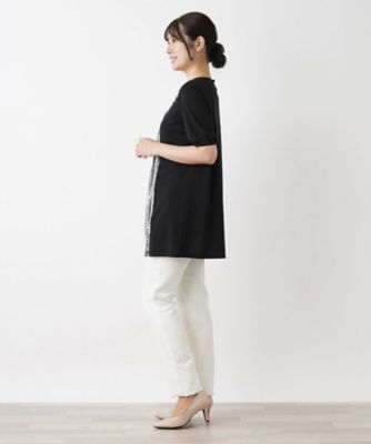 半袖チュニックプルオーバー【Ｌｅｉｌｉａｎ　ＷＨＩＴＥ　ＬＡＢＥＬ】