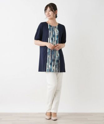 半袖チュニックプルオーバー【Ｌｅｉｌｉａｎ　ＷＨＩＴＥ　ＬＡＢＥＬ】