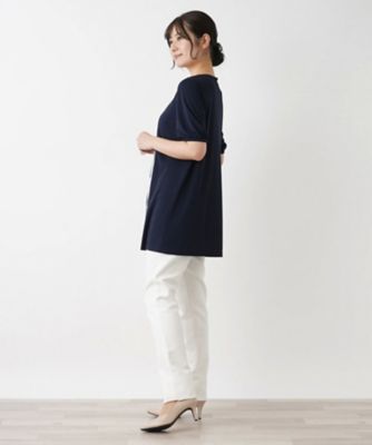 半袖チュニックプルオーバー【Ｌｅｉｌｉａｎ　ＷＨＩＴＥ　ＬＡＢＥＬ】