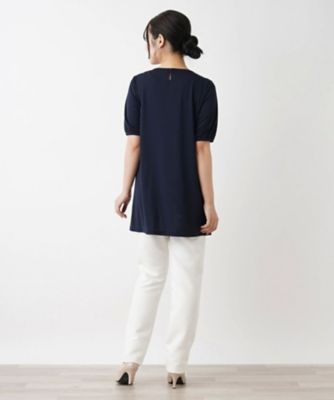 半袖チュニックプルオーバー【Ｌｅｉｌｉａｎ　ＷＨＩＴＥ　ＬＡＢＥＬ】