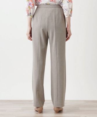 ノータックストレートパンツ【Ｌｅｉｌｉａｎ　ＷＨＩＴＥ　ＬＡＢＥＬ】