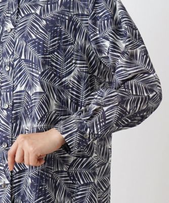 リーフプリント総柄シャツ | Leilian (Women)/レリアン | 三越伊勢丹 