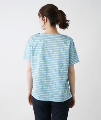 レモン柄半袖カットソー【Ｌｅｉｌｉａｎ　ＷＨＩＴＥ　ＬＡＢＥＬ】