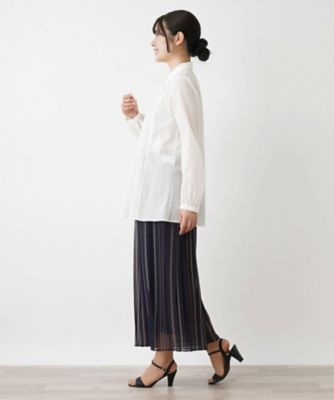 シアーコットンブラウス【Ｌｅｉｌｉａｎ　ＷＨＩＴＥ　ＬＡＢＥＬ】