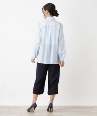 シアーコットンブラウス【Ｌｅｉｌｉａｎ　ＷＨＩＴＥ　ＬＡＢＥＬ】