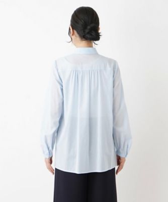 シアーコットンブラウス【Ｌｅｉｌｉａｎ　ＷＨＩＴＥ　ＬＡＢＥＬ】
