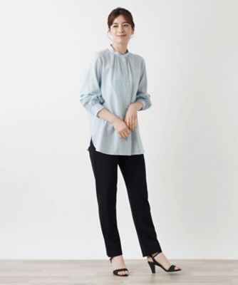 ストライプ柄ブラウス | Leilian (Women)/レリアン | 三越伊勢丹