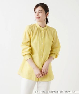 ＜Leilian (Women)＞ストライプ柄ブラウス