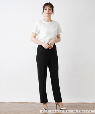 ピンストライプ柄ストレートパンツ【Ｌｅｉｌｉａｎ　ＷＨＩＴＥ　ＬＡＢＥＬ】