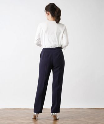 ピンストライプ柄ストレートパンツ【Ｌｅｉｌｉａｎ　ＷＨＩＴＥ　ＬＡＢＥＬ】
