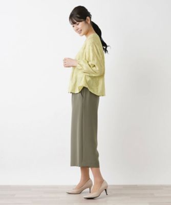 ノーカラーブラウス【Ｌｅｉｌｉａｎ　ＷＨＩＴＥ　ＬＡＢＥＬ】