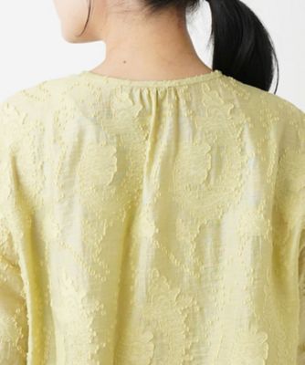 ノーカラーブラウス【Ｌｅｉｌｉａｎ　ＷＨＩＴＥ　ＬＡＢＥＬ】