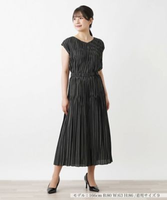 洗えるプリントプリーツパンツ【Ｌｅｉｌｉａｎ　ＷＨＩＴＥ　ＬＡＢＥＬ】
