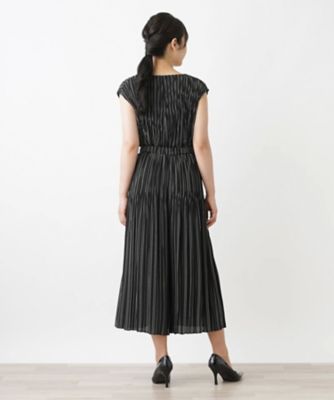 洗えるプリントプリーツパンツ【Ｌｅｉｌｉａｎ　ＷＨＩＴＥ　ＬＡＢＥＬ】