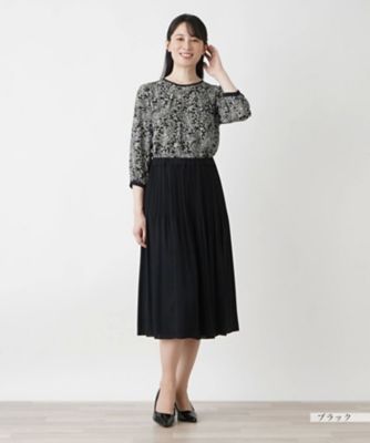 リバーシブルプリーツスカート【Ｌｅｉｌｉａｎ　ＷＨＩＴＥ　ＬＡＢＥＬ】