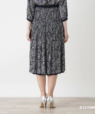 リバーシブルプリーツスカート【Ｌｅｉｌｉａｎ　ＷＨＩＴＥ　ＬＡＢＥＬ】