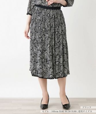 リバーシブルプリーツスカート【Ｌｅｉｌｉａｎ　ＷＨＩＴＥ　ＬＡＢＥＬ】